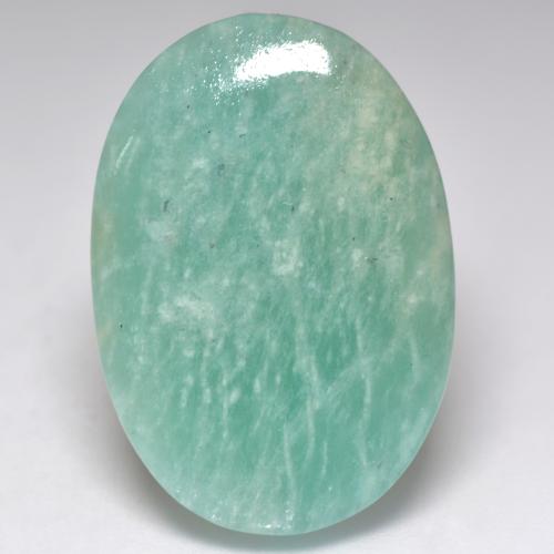 14.3ct Light Green Amazonite Gem from Madagascar