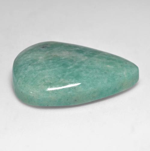 Amazonite Gemstone in 29.3 x 20.5 mm Size for Sale, Amazonite Stone in Green Blue Tone Color