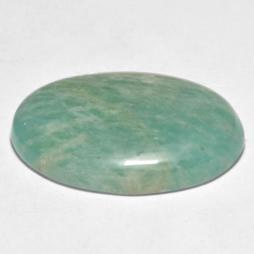 Amazonite Gemstone in 23.4 x 16.8 mm Size for Sale, Amazonite Stone in Bluish Green Color