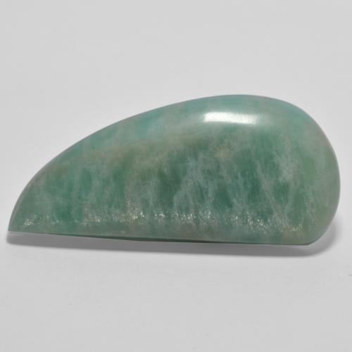 Medium Bluish Green Амазонит Камень - 26.2ct Кабошон (ID: 556200)