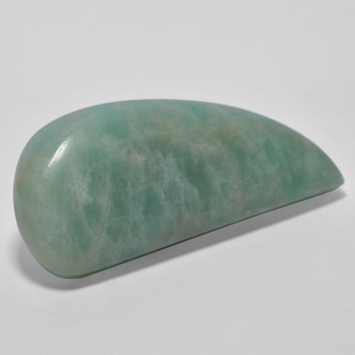 26.17 ct Turquoise Amazonite Stone, Natural Amazonite in Fancy Cabochon Shape for Sale