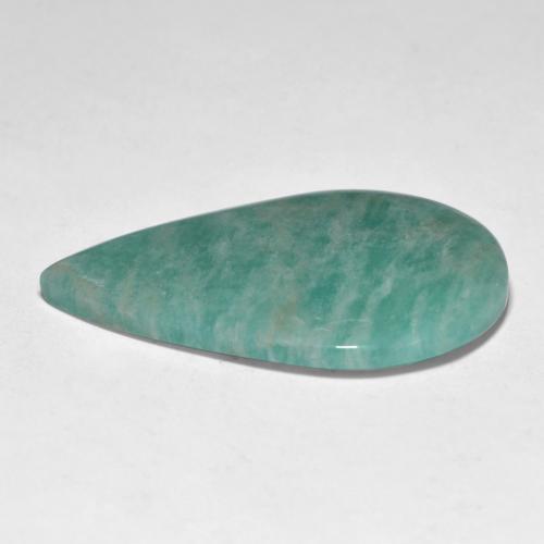 Amazonite Gemstone in 33.7 x 22.4 mm Size for Sale, Amazonite Stone in Green Blue Tone Color