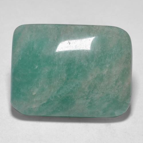 14.36 ct Turquoise Amazonite Stone, Natural Amazonite in Cushion Cabochon Shape for Sale