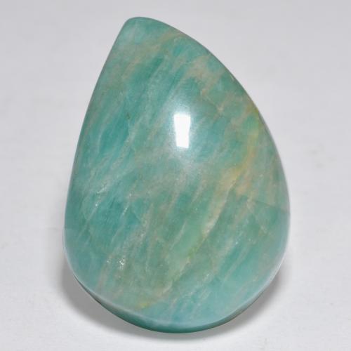 19.26 ct Turquoise Amazonite Gemstone, Amazonite Gem in Fancy Cabochon Shape for Sale.