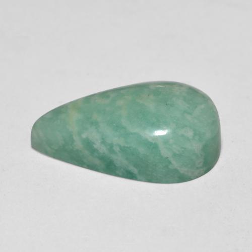 Amazonite Gemstone in 15.5 x 9.4 mm Size for Sale, Amazonite Stone in Green Blue Tone Color