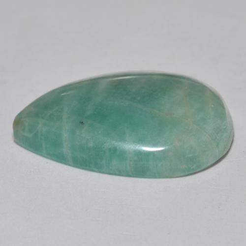 Amazonite Gemstone in 23.2 x 17 mm Size for Sale, Amazonite Stone in Green Blue Tone Color