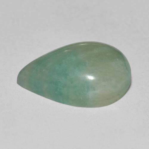 Amazonite Gemstone in 15.4 x 11.2 mm Size for Sale, Amazonite Stone in Warm Moss Green Color