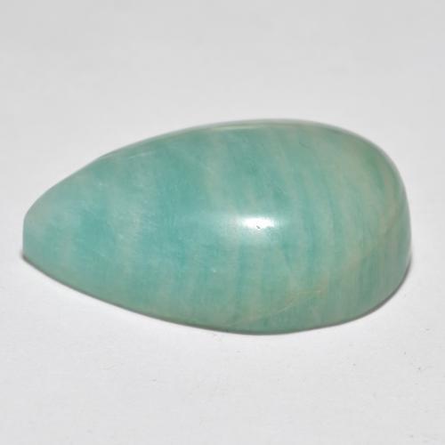Amazonite Gemstone in 21.5 x 15.1 mm Size for Sale, Amazonite Stone in Light Bluish Green Color