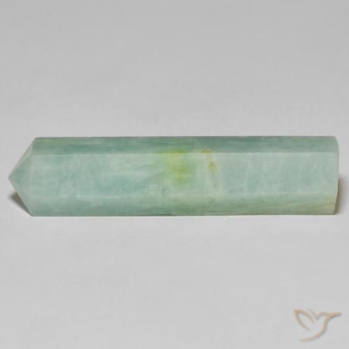 27.30 ct Green Amazonite Stone, Natural Amazonite in Pencil Cut Shape for Sale