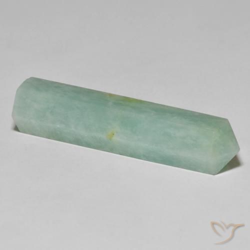 Amazonite Gemstone in 38.6 x 9.5 mm Size for Sale, Amazonite Stone in Light Green Color