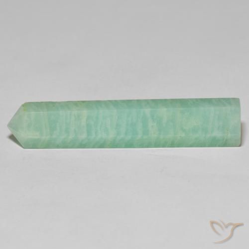 23.35ct Natural Pale Moss Green Amazonite, Fancy, Opaque, Photo A