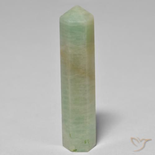 27.47ct Natural Medium Green Amazonite, Fancy, Opaque