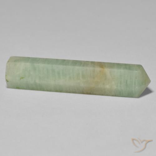 Amazonite Gemstone in 40.5 x 9.4 mm Size for Sale, Amazonite Stone in Medium Green Color