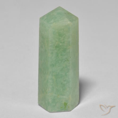 24.03ct Natural Medium Light-Green Amazonite, Fancy, Opaque