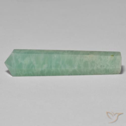 23.88 ct Green Amazonite Stone, Natural Amazonite in Pencil Cut Shape for Sale