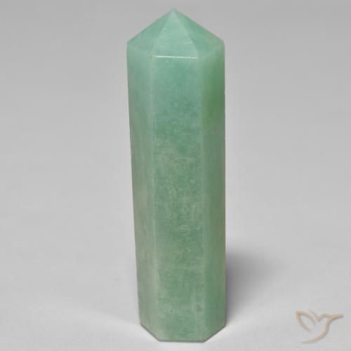39.39ct Natural Fern Green Amazonite, Fancy, Opaque