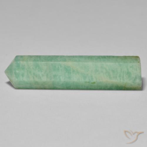 37.21ct Natural Light Green Amazonite, Fancy, Opaque