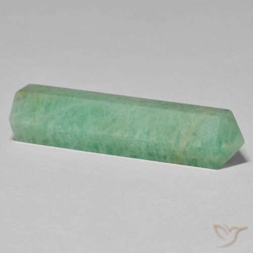 Amazonite Gemstone in 42.1 x 10.8 mm Size for Sale, Amazonite Stone in Light Green Color