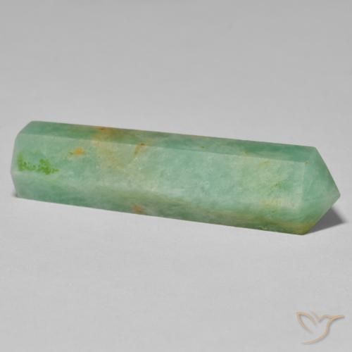 Amazonite Gemstone in 40.5 x 10.5 mm Size for Sale, Amazonite Stone in Light Green Color