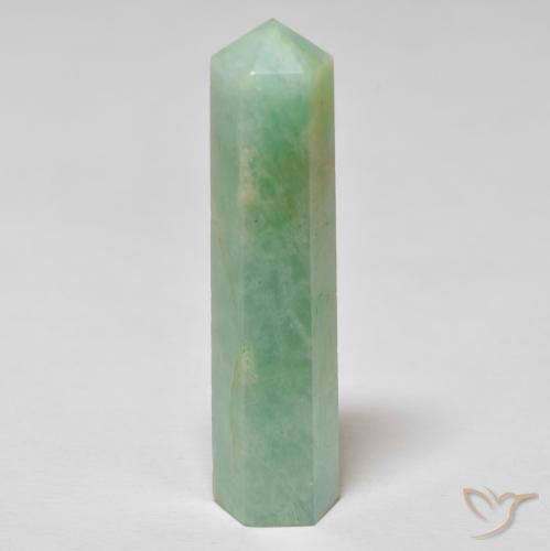25.04ct Natural Light Green Amazonite, Fancy, Opaque