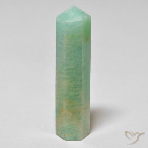 25.14ct Natural Light Green Amazonite, Fancy, Opaque