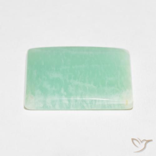 Amazonite Gemstone in 25 x 19.1 mm Size for Sale, Amazonite Stone in Light Blue Green Color