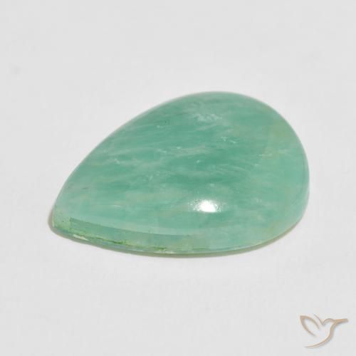 Amazonite Gemstone in 21.7 x 16.1 mm Size for Sale, Amazonite Stone in Light Blue Green Color