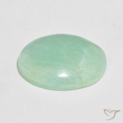 Amazonite Gemstone in 18 x 13 mm (calibrated) Size for Sale, Amazonite Stone in Medium Green Color