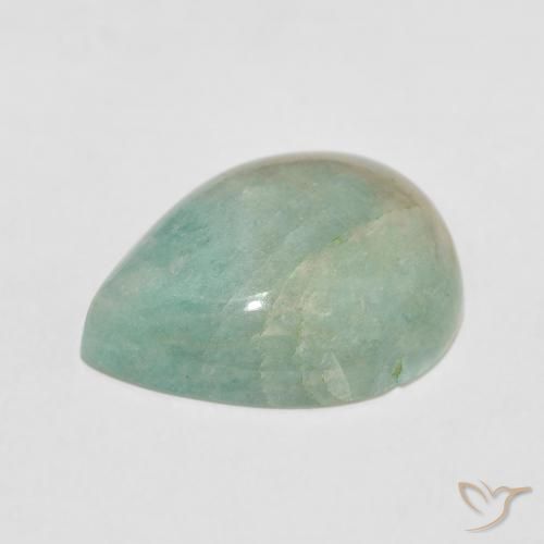 Amazonite Gemstone in 18.4 x 14.3 mm Size for Sale, Amazonite Stone in Light Blue Green Color