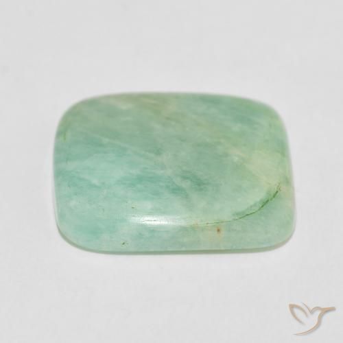 Amazonite Gemstone in 20 x 16.7 mm Size for Sale, Amazonite Stone in Grey Green Color