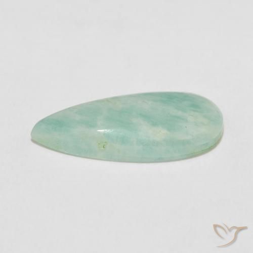 Amazonite Gemstone in 20.3 x 8.4 mm Size for Sale, Amazonite Stone in Light Sea Green Color