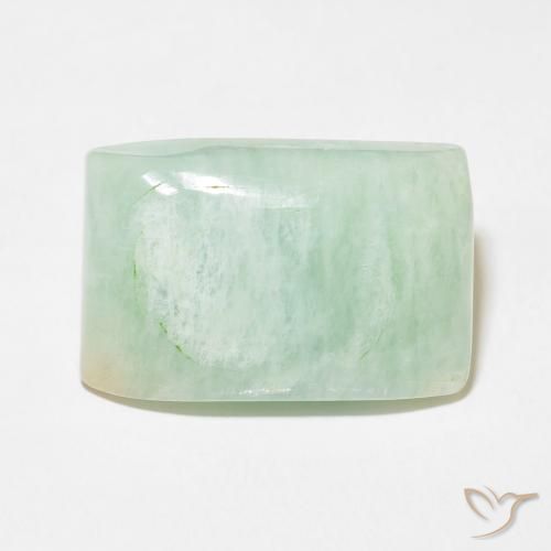 29.25ct Natural Light Green Amazonite, Cushion, Opaque