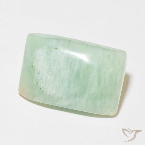 29.25 ct Green Amazonite Stone, Natural Amazonite in Cushion Cabochon Shape for Sale