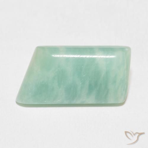 7.41ct Natural Light Blue Green Amazonite, Fancy, Opaque