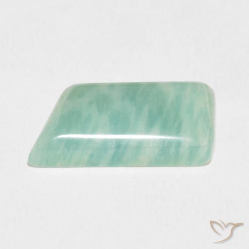 Amazonite Gemstone in 18.4 x 9.7 mm Size for Sale, Amazonite Stone in Light Blue Green Color