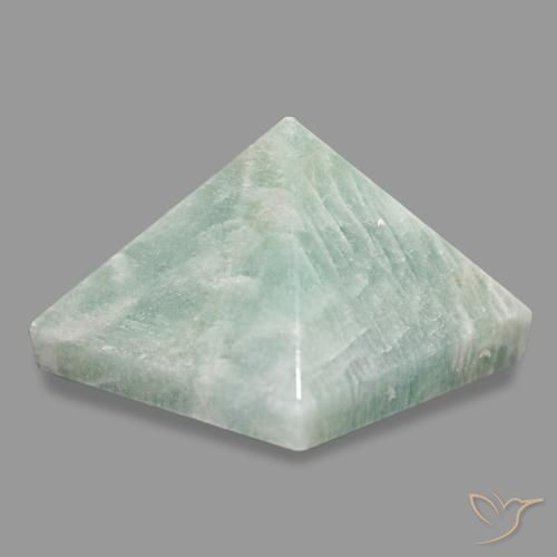 Amazonite Gemstone in 24.2 x 24.1 mm Size for Sale, Amazonite Stone in Light Green Color