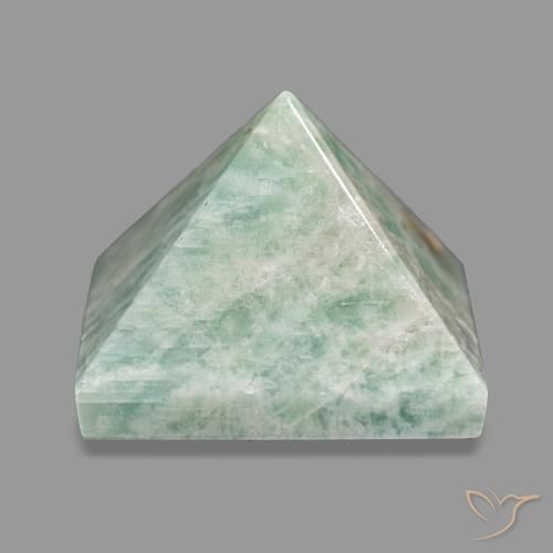 86.77ct Pale Green Amazonite, Square, Opaque