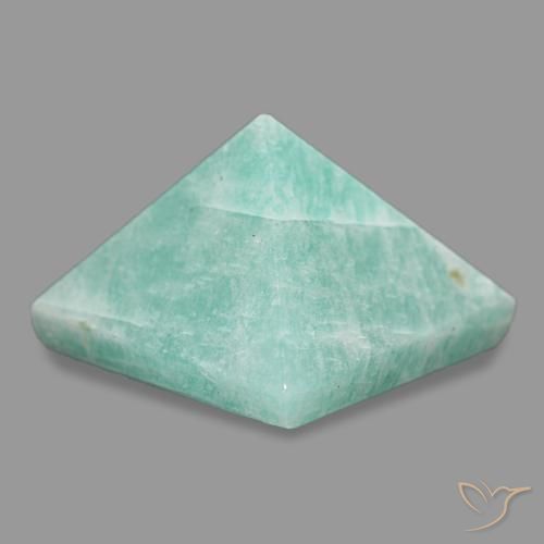 Amazonite Gemstone in 25.4 x 25.1 mm Size for Sale, Amazonite Stone in Bluish Green Color