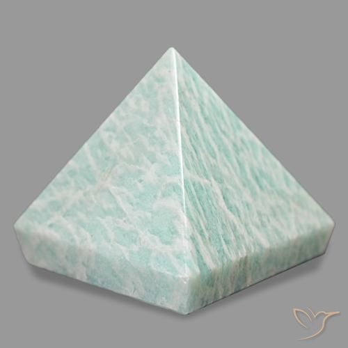 Amazonite Gemstone in 28.1 x 27.7 mm Size for Sale, Amazonite Stone in Light Green Color