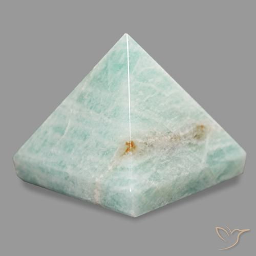 Amazonite Gemstone in 24.7 x 24.6 mm Size for Sale, Amazonite Stone in Mossy Gray Green Color