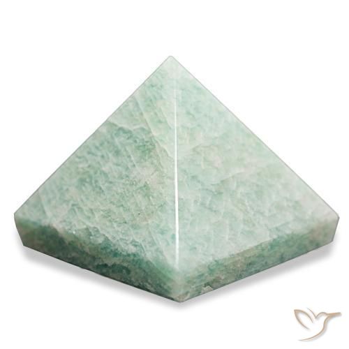 Amazonite Gemstone in 28.2 x 27.4 mm Size for Sale, Amazonite Stone in Pale Green Color