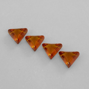 Amber Gemstone in 9.2 x 8.1 mm Size for Sale, Amber Stone in Yellow Orange Color