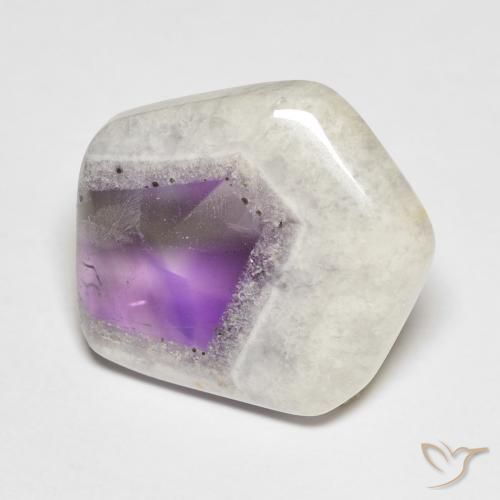 10.91 ct Multicolor Amethyst Geode Slice Stone, Natural Amethyst Geode Slice in Sliced Crystal Shape for Sale