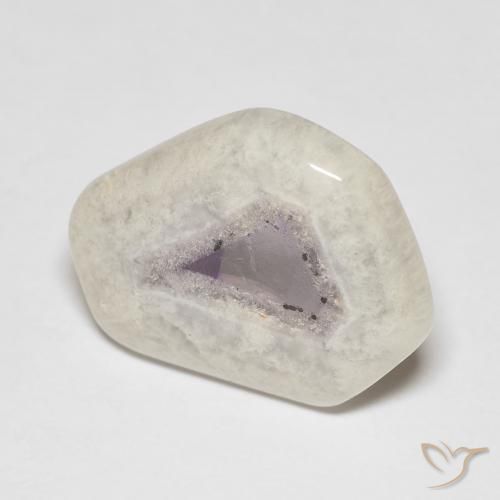 11.54 ct Multicolor Amethyst Geode Slice Stone, Natural Amethyst Geode Slice in Sliced Crystal Shape for Sale