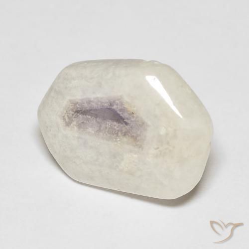 7.46 ct Multicolor Amethyst Geode Slice Stone, Natural Amethyst Geode Slice in Sliced Crystal Shape for Sale