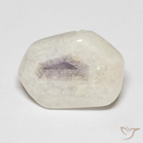 Amethyst Geode Slice Gemstone in 16.8 x 12.3 mm Size for Sale, Amethyst Geode Slice Stone in Multicolor Color