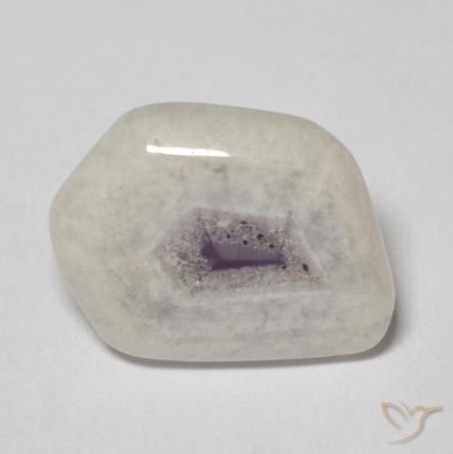 6.34ct Natural Multicolor Amethyst Geode Slice, Fancy, Transparent