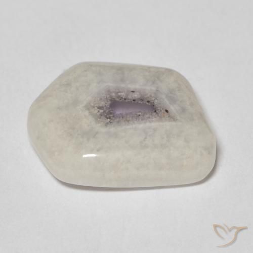Amethyst Geode Slice Gemstone in 16 x 12 mm (calibrated) Size for Sale, Amethyst Geode Slice Stone in Multicolor Color