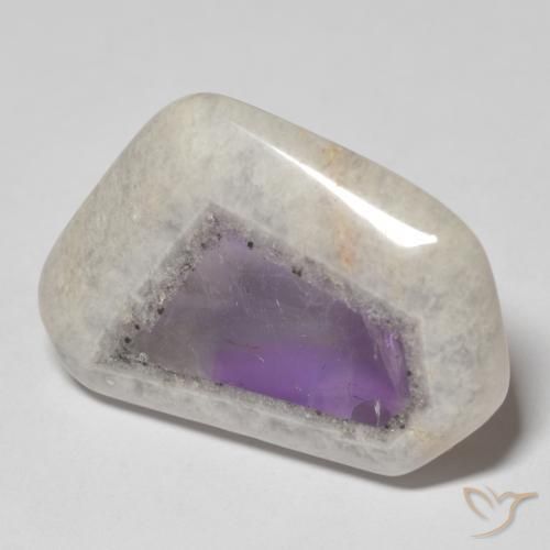 33.91ct Natural Multicolor Amethyst Geode Slice, Fancy, Transparent