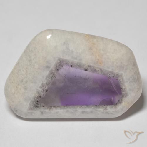 Amethyst Geode Slice Gemstone in 30 x 22 mm (calibrated) Size for Sale, Amethyst Geode Slice Stone in Multicolor Color